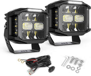 COLIGHT LED Driving Light Pods 5" Inch 500W Spot Flood Combo w/ Side Shooter DRL by Toptiger 4x4 – image 2 of 11