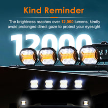 5.75-inch Premium LED Headlight 42W 12000LM 2pcs X-DRL E-Mark IP67 9-32V Wiring Harness for DT UAZ Niva