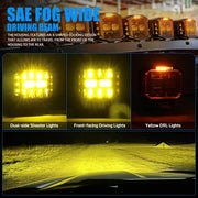 COLIGHT LED Driving Light Pods 5" Inch 500W Spot Flood Combo w/ Side Shooter DRL by Toptiger 4x4 – image 11 of 11