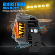 COLIGHT LED Driving Light Pods 5" Inch 500W Spot Flood Combo w/ Side Shooter DRL by Toptiger 4x4 – image 7 of 11