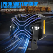 COLIGHT LED Driving Light Pods 5" Inch 500W Spot Flood Combo w/ Side Shooter DRL by Toptiger 4x4 – image 9 of 11