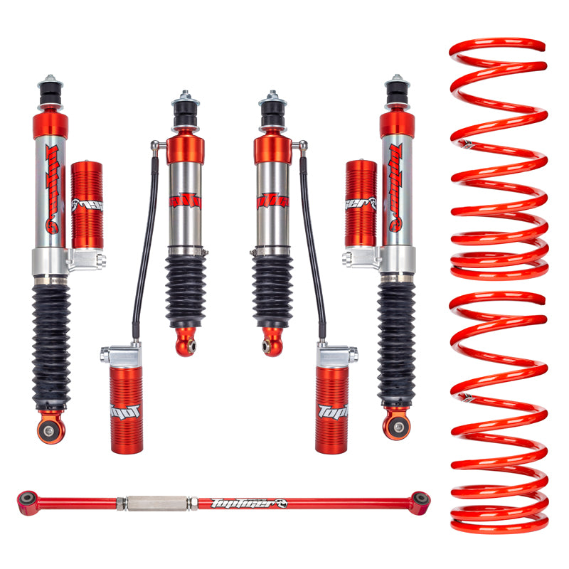 MITSUBISHI Pajero / Montero NH-NL (Rear Coil, 4 Doors) / V4 series 6/1991-2000 Remote Reservoir Lift Kit